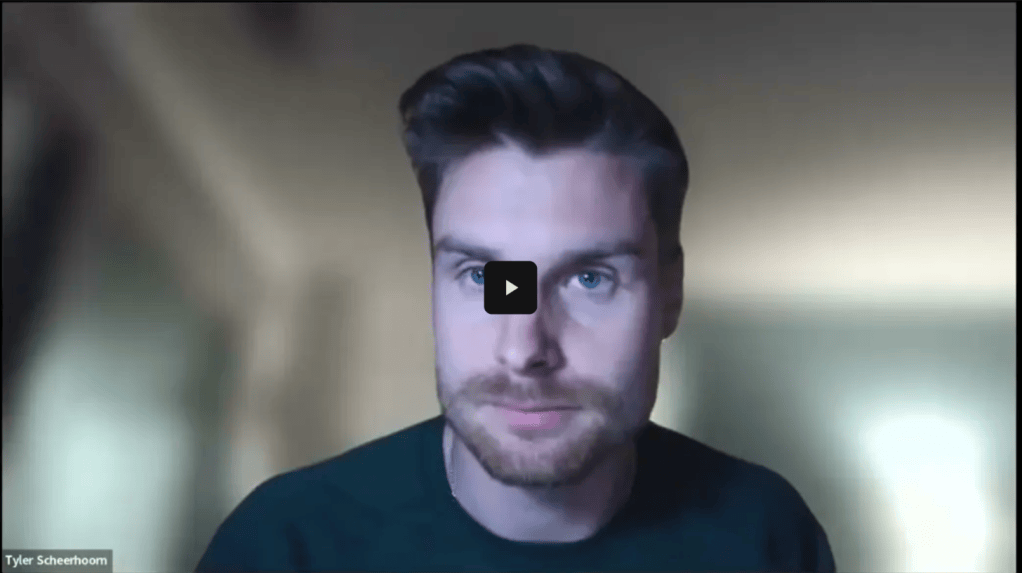 Coach Tyler Scheerhoorn presenting the Reset Routine mental training recording